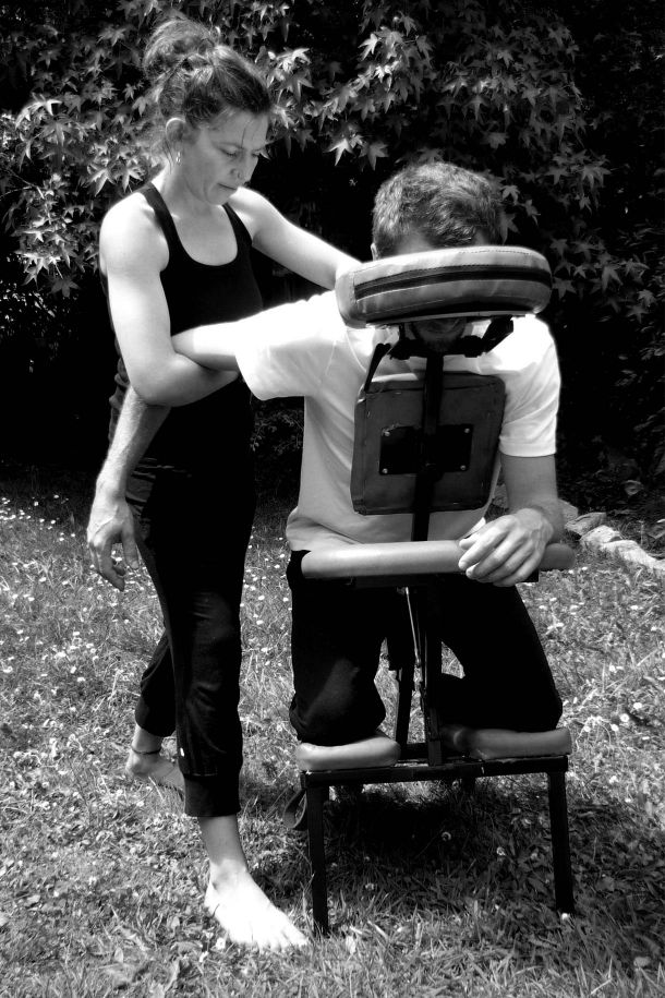 Shiatsu sur chaise à Rennes